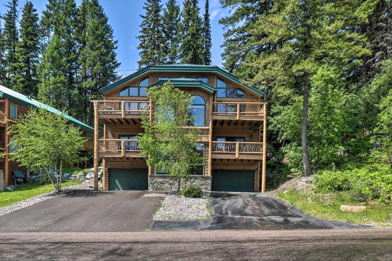 Rustic Home On Whitefish Mountain, Near Ski Run! Zewnętrze zdjęcie