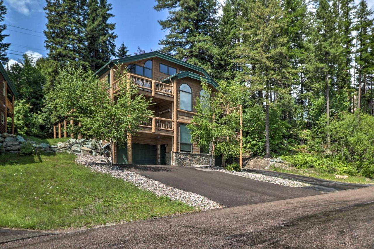 Rustic Home On Whitefish Mountain, Near Ski Run! Zewnętrze zdjęcie